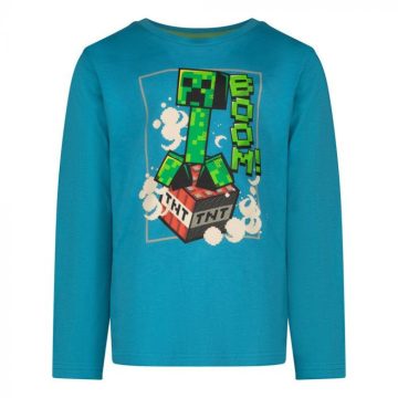   Minecraft BOOM! gyerek hosszú ujjú póló, felső 6 év / 116 cm