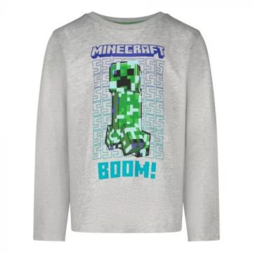   Minecraft Boom gyerek hosszú ujjú póló, felső 10 év / 140 cm