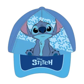   Disney Lilo a Stitch, Hviezdny psík, sladká svetlomodrá detská baseballová čiapka 54 cm