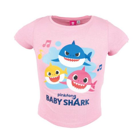 Baby Shark Fun gyerek rövid póló, felső 116 cm