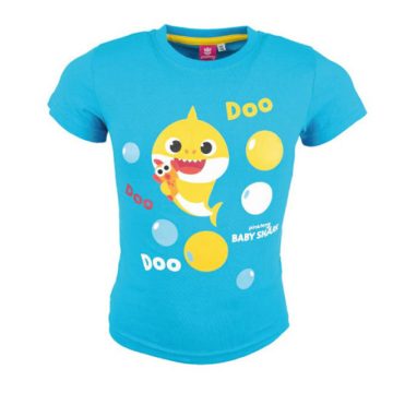 Baby Shark Doo gyerek rövid póló, felső 116 cm