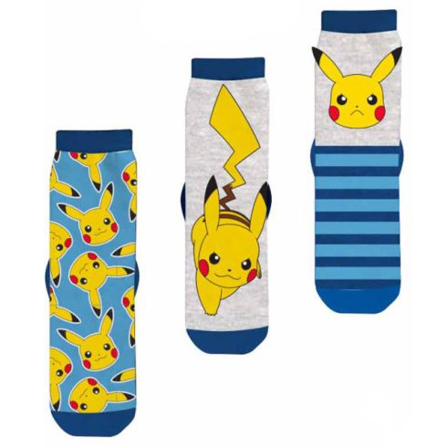 Pokémon Pika gyerek zokni 23/26
