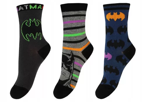 Detské ponožky s volacím znakom Batman 23/26