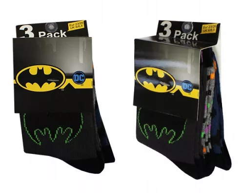 Detské ponožky s volacím znakom Batman 23/26