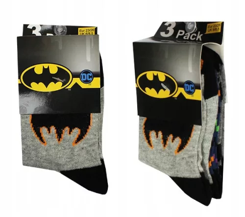 Detské ponožky Batman Call Sign Dark 23/26