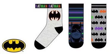 Detské ponožky Batman Call Sign Dark 31/34