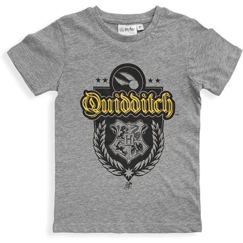 Harry Potter Quidditch Grey gyerek rövid póló, felső 6 év / 116 cm