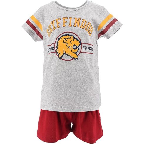 Harry Potter Gryffindor Grey gyerek rövid pizsama 6 év / 116 cm