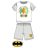 Batman Protects Grey gyerek rövid pizsama 4 év / 104 cm