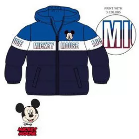 Disney Mickey Classic Blue Baby-Wattierjacke, 6 Monate