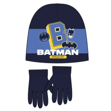 Batman Gotham City gyerek sapka + kesztyű szett 52 cm