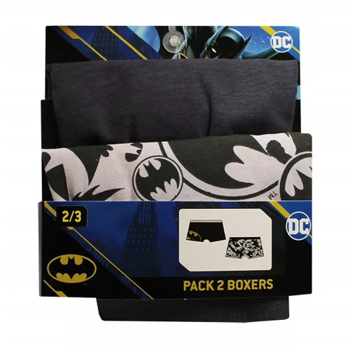 Boxeri pre copii Batman Shadow Hero, balenie 2 kníh, 2 - 3 animácie / 92 - 98 cm