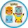 Pokémon Original Team csúszásmentes micro lapostányér