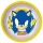 Sonic a sündisznó Rings csúszásmentes micro mélytányér
