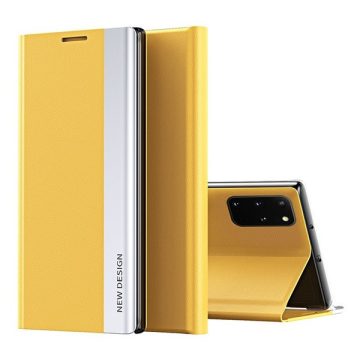   Xiaomi Redmi Note 12 Pro 5G / Poco X5 Pro 5G, oldalra nyíló tok, sárga