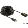 Delock 82446 Aktívny predlžovací kábel USB 2.0 10 m
