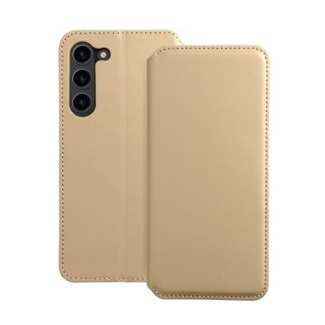 Dual Pocket Samsung S24 ULTRA flip tok, arany