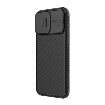   Nillkin CamShield Armor Apple iPhone 15 Pro Max műanyag hátlap tok, fekete