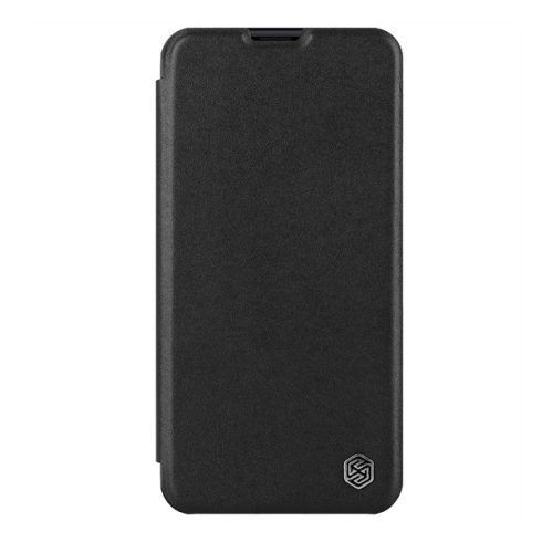 Nillkin Qin Pro bőr flip tok, iPhone 15 , Fekete