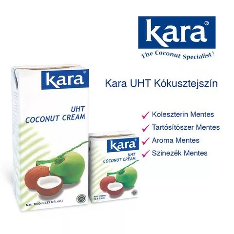 Kara kokosovo vrhnje UHT 200ml