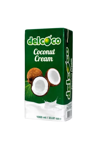 Delcoco Kokoscreme 1l mit 24% Kokosölanteil
