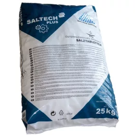   Saltech Plus Salztabletten bis 25 kg. Nicht zum Verzehr durch Mensch oder Tier geeignet.