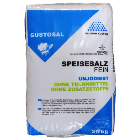 Salinen Adalékanyag mentes gyógysó 25kg Bio Gustosal webshop termék