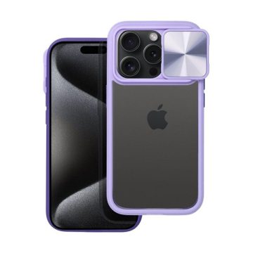   Slider Samsung Galaxy A15 5G kameravédős szilikon tok, fekete