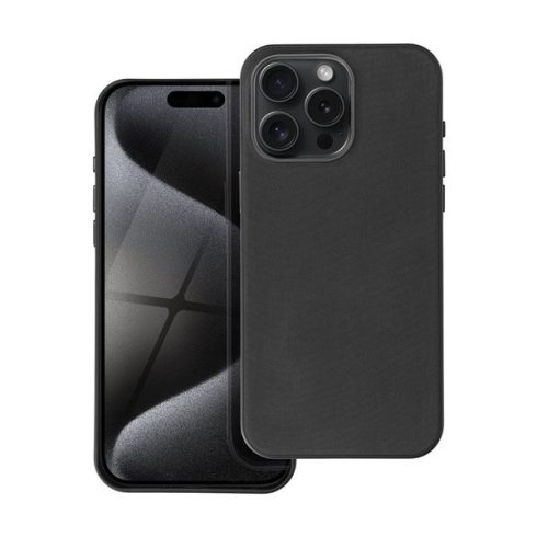 Woven iPhone 15 Pro MagSafe szövet tok, fekete