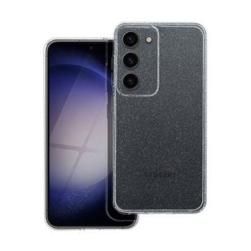 Clear 2mm Samsung Galaxy A35 5G csillámos tok, átlátszó