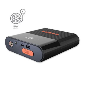   4smarts autóindító töltő  8800mAh kompresszorral, zseblámpával, fekete