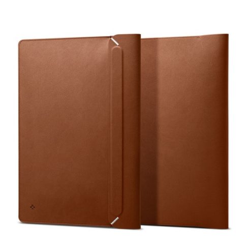 Spigen Valentinus Laptop Sleeve tok, 16",  barna
