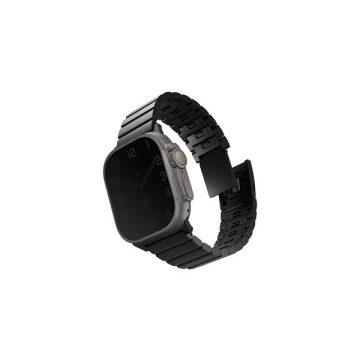   Uniq Strova Magsafe Apple Watch állítható szíj, 49/45/44/42MM, fekete