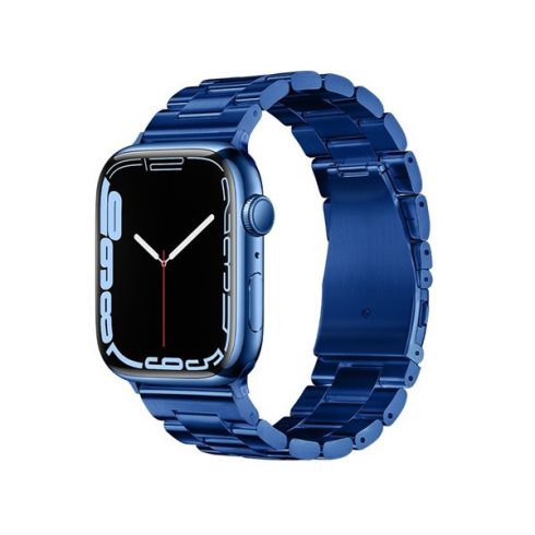 Forcell FA10 Apple Watch 38/40/41mm fém szíj, kék