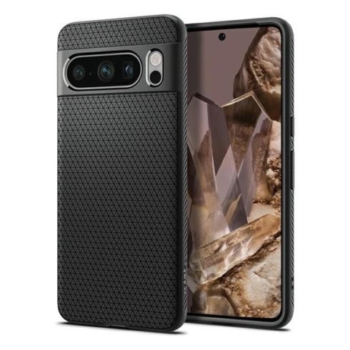 Spigen Liquid Air Google Pixel 8 Pro tok, Matte Black, fekete ACS06311