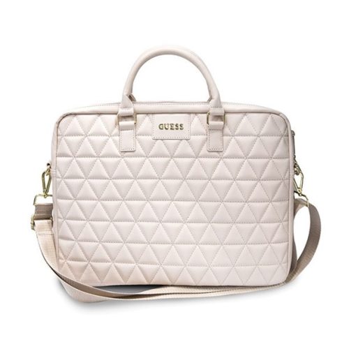Guess Quilted GUCB15QLPK 16" tablet táska, rózsaszín