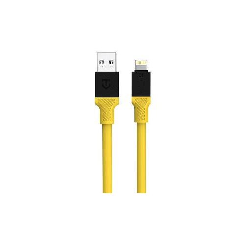 Tactical Fat Man USB / Lightning töltő- és adatkábel, 1m, sárga