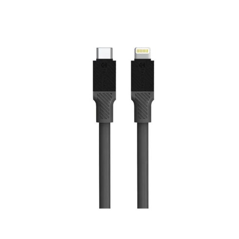 Tactical Fat Man USB-C / Lightning töltő- és adatkábel, 1m, szürke