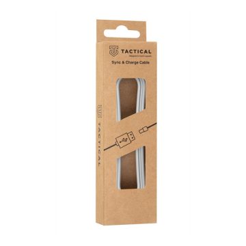   Tactical Smooth Thread USB-C / Lightning töltő- és adatkábel, 0.3m, fehér