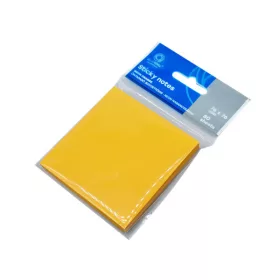   Bluering Notizblock, selbstklebend, 80 Blatt, 76 x 76 mm, neonorange, 1 Stück