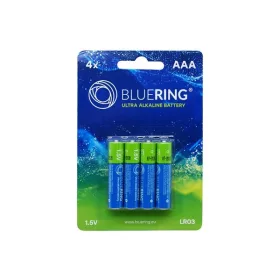   Bluering Batterie AAA Mikro-Bleistift LR03 langlebige Alkaline 4 Stück