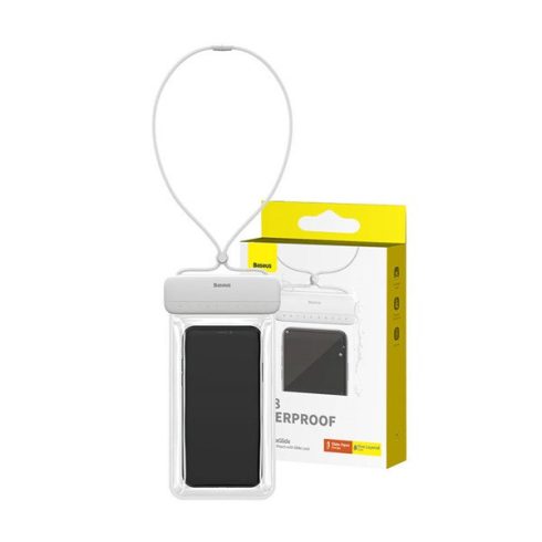 Baseus AquaGlide vízálló telefontok, fehér