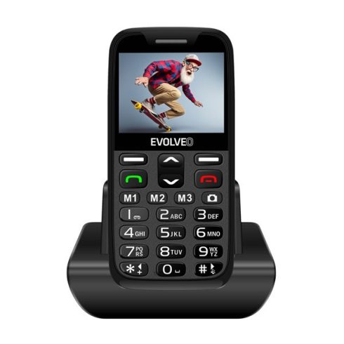 Evolveo EasyPhone XR (EP601) nyomógombos mobiltelefon, fekete