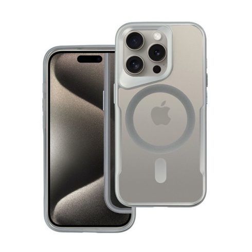 Ergofit Apple iPhone 16 MagSafe kompatibilis hátlap tok, ezüst