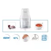 Philips Daily Collection HR1393/00 kuchynský robot s objemom 0,65 l, biely