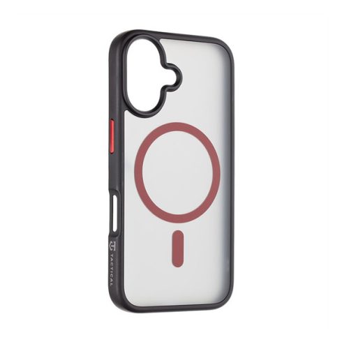 Tactical MagForce Hyperstealth 2.0 Apple iPhone 16 MagSafe kompatibilis tok, fekete/piros