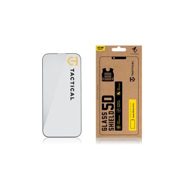   Tactical Glass Shield 5D Apple iPhone 16 Pro kijelzővédő üvegfólia, fekete