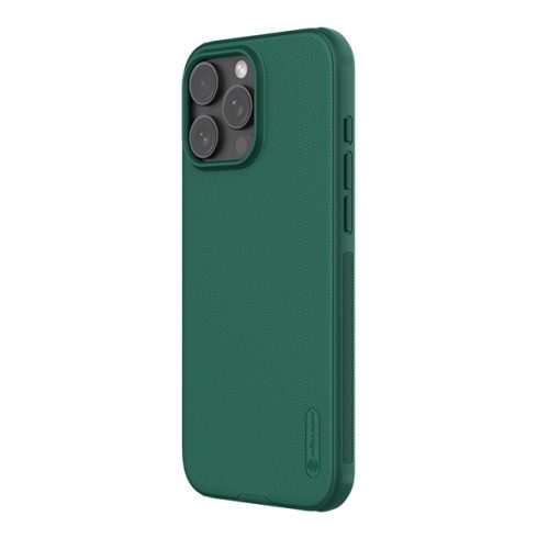 Nillkin Super Frosted Pro Apple iPhone 16 Pro műanyag tok, sötétzöld