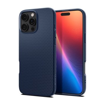   Spigen Liquid Air iPhone 16 Pro Max tok, Navy Blue, kék ACS07989