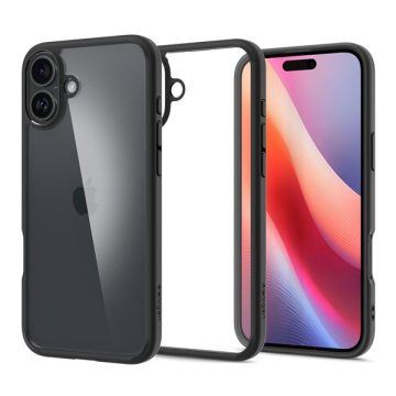   Spigen Ultra Hybrid Apple iPhone 16 tok, Matte Black, fekete ACS08201